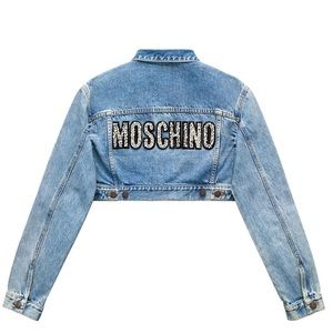 H&M x Moschino Collection Cropped Denim Jacket